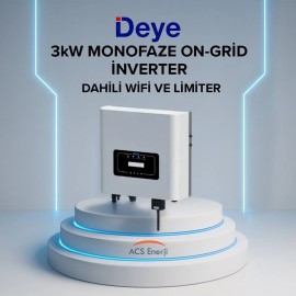 3 Kw On-Grid Monofaze İnverter Deye
